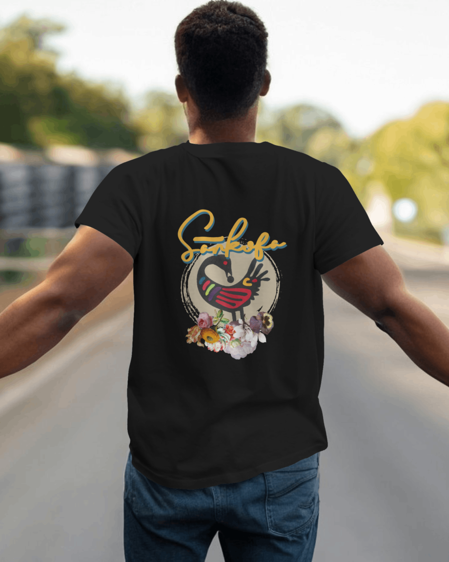 Native Sankofa floral Tee